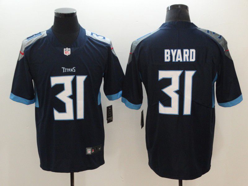 Men Tennessee Titans 31 Byard Dark Blue Nike Vapor Untouchable Limited NFL Jerseys